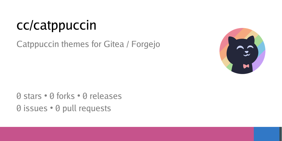 cc/catppuccin: Catppuccin themes for Gitea / Forgejo - CoastalCommits ...